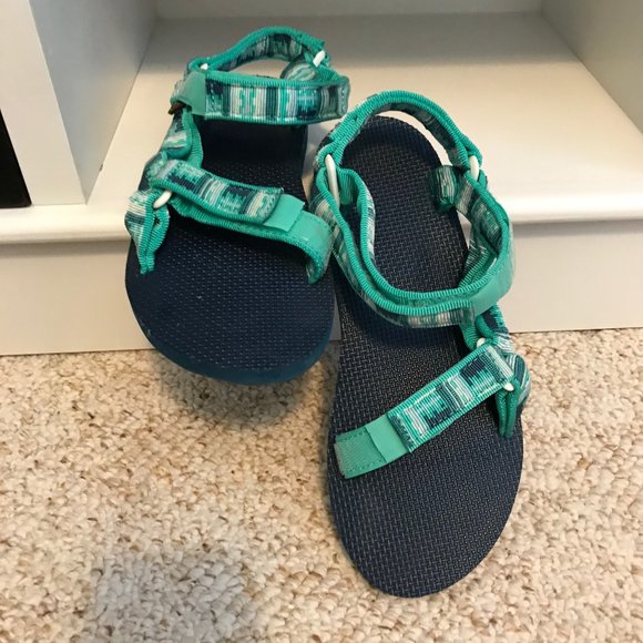 Teva Shoes - Ladies TEVA - Blue/Green/White Size 8